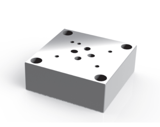 Плиты одноместные с нижним подводом, ISO 03 MRSK-3-38G 80 л/мин – 35 МПа (350 бар)